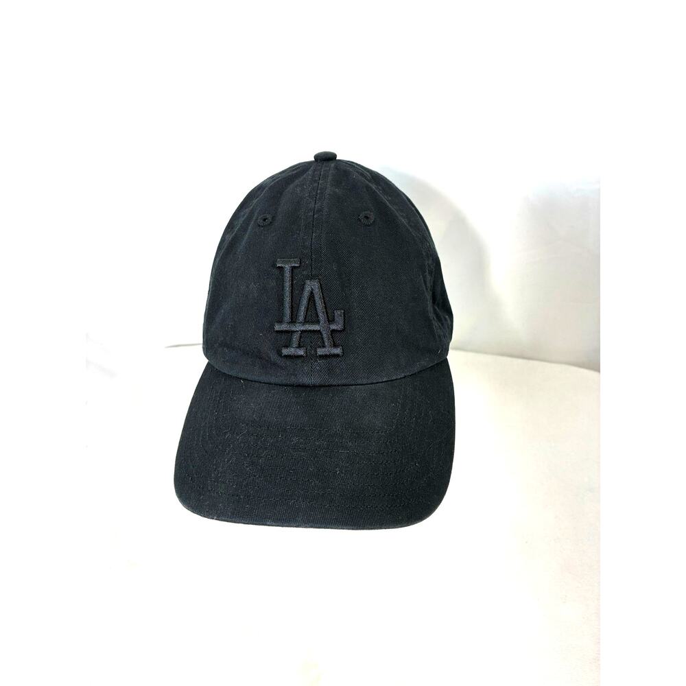 LA Dodgers ’47 Brand Black on Black Adjustable Hat